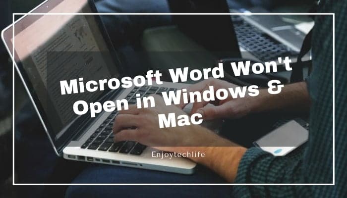 Microsoft Word Won't Open