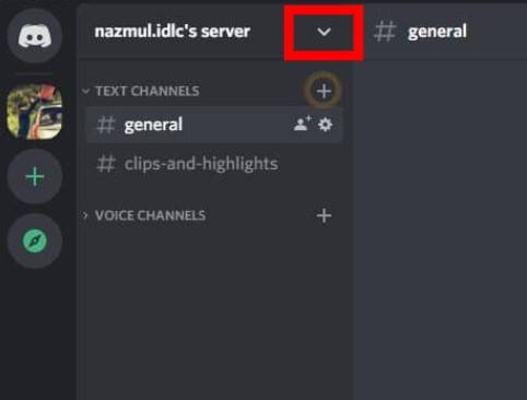 Locating the Server Settings