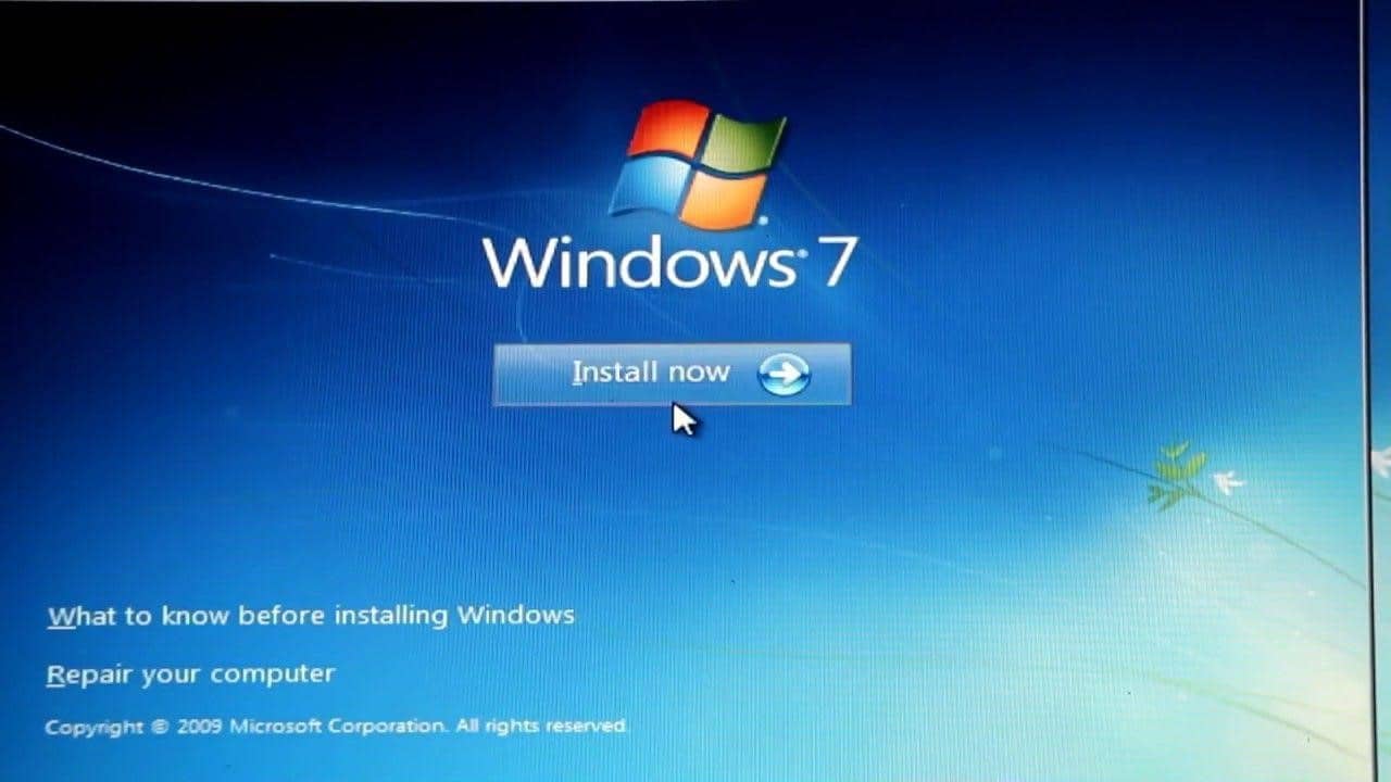 Repair your computer install now
