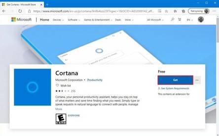 Cortana-app