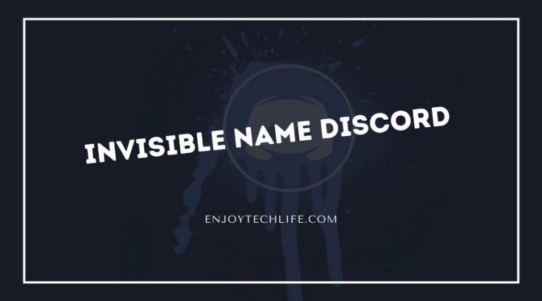 Invisible Name Discord