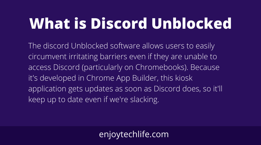 What is Discord Unblocked