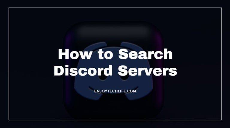 How to Search Discord Servers