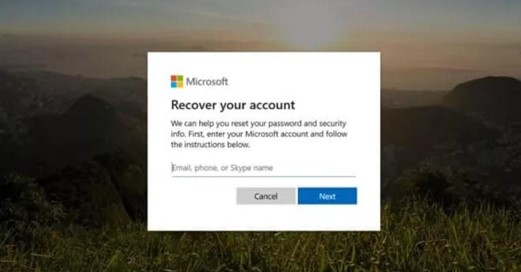 Recover your account