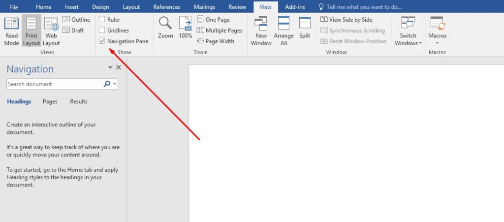 Use the Navigation Pane to Reorder Pages in Word