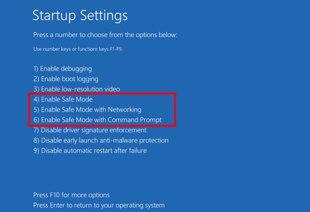 How to enter Safe Mode in Windows 10