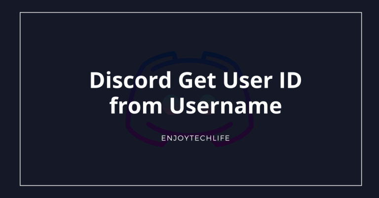 Discord Get User ID from Username