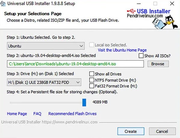 Universal USB Installer 