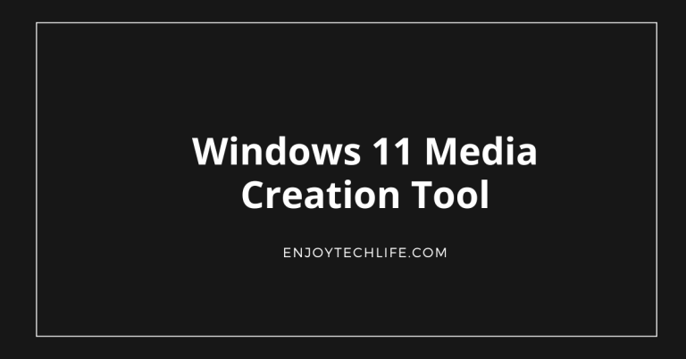 Windows 11 Media Creation Tool