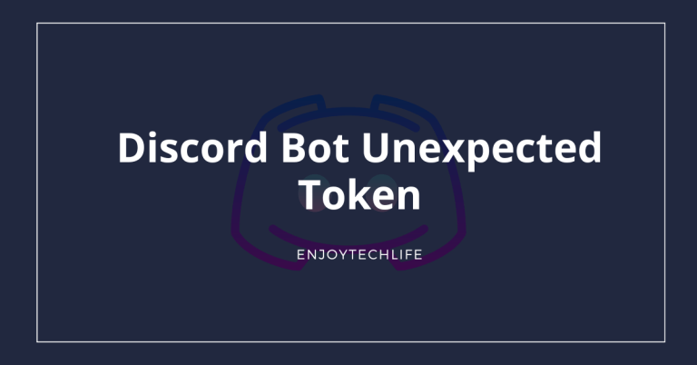Discord Bot Unexpected Token