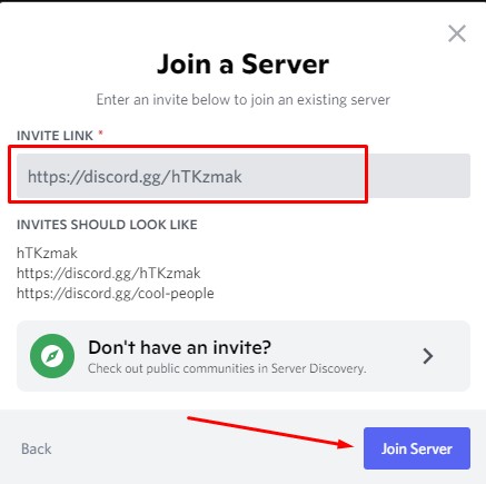 Join Server