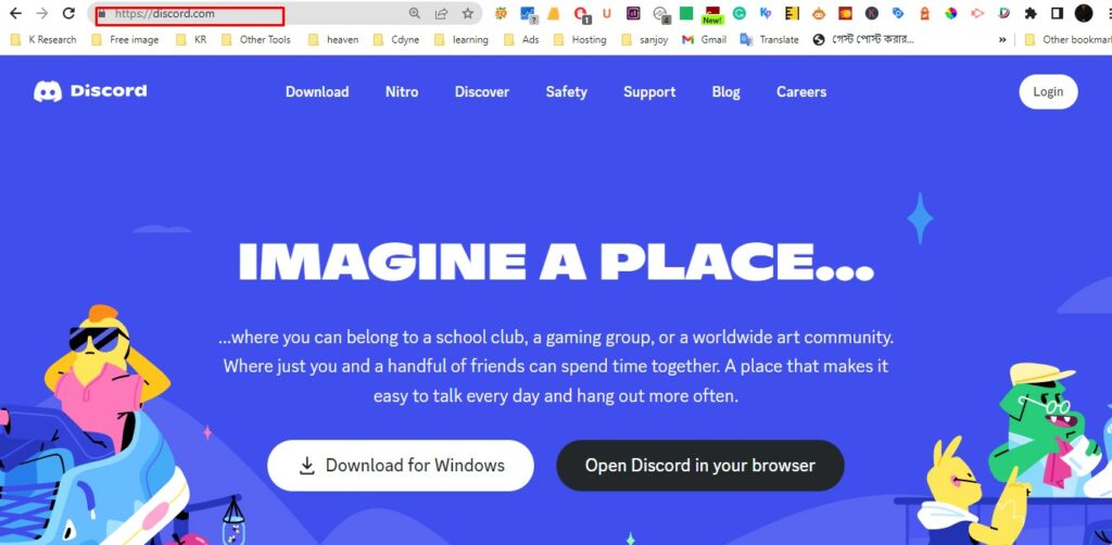 Discord website