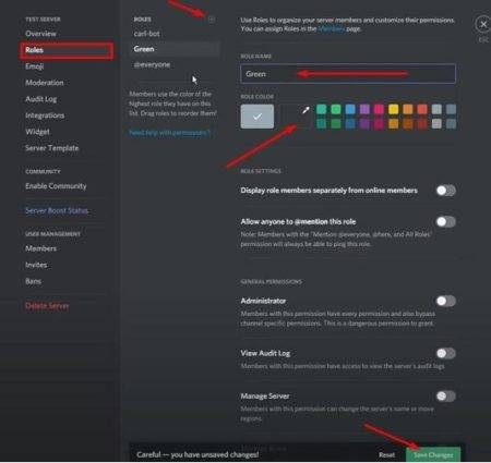How to Add Color Roles in Discord with Carl Bot - Enjoytechlife